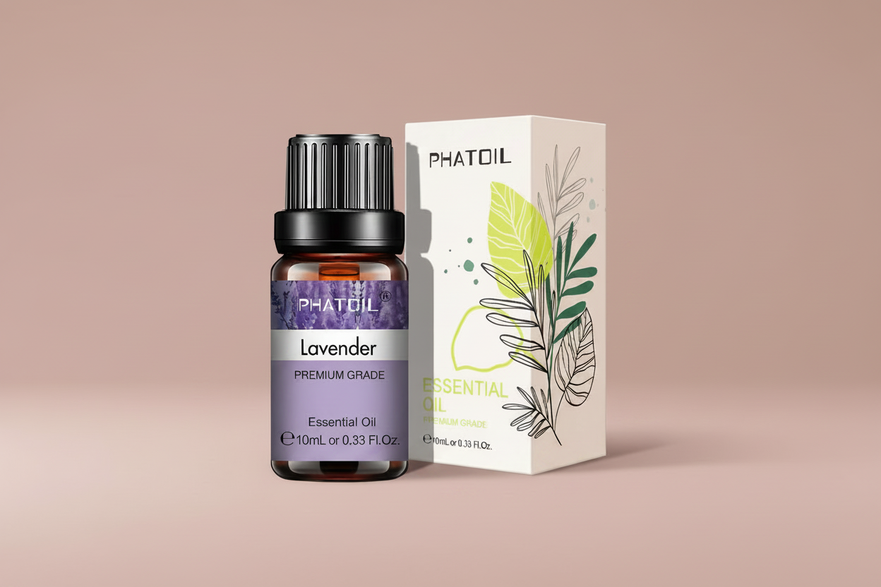 Sacred Essence Essential Oil 10ml on dusty rose background